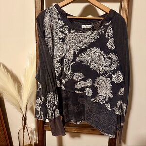 Free People flowy boho shirt